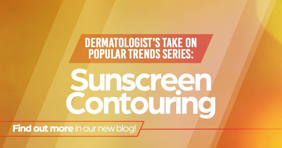 Dermatologist's take on popular skincare trends: Sunscreen Contouring