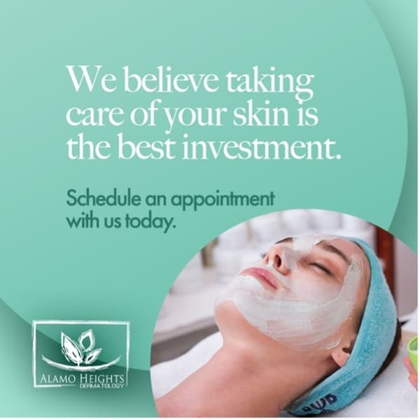 We believe taking care of your skin is the best investment! Schedule an appointment with us today.